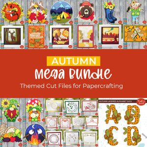 AUTUMN MEGA BUNDLE: Huge collection of Autumn Themed Cutting Files