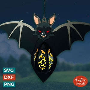 Bat Lantern SVG