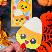 Load image into Gallery viewer, Halloween Critters SVG | Layered Pumpkin &amp; Candy Corn Cutting Files
