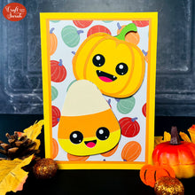 Load image into Gallery viewer, Halloween Critters SVG | Layered Pumpkin &amp; Candy Corn Cutting Files
