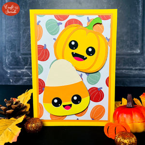 Halloween Critters SVG | Layered Pumpkin & Candy Corn Cutting Files