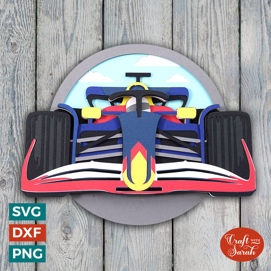 Formula 1 SVG | F1 Sports Car Cut Files
