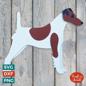 Fox Terrier SVG | Smooth Coat Fox Terrier Cutting File