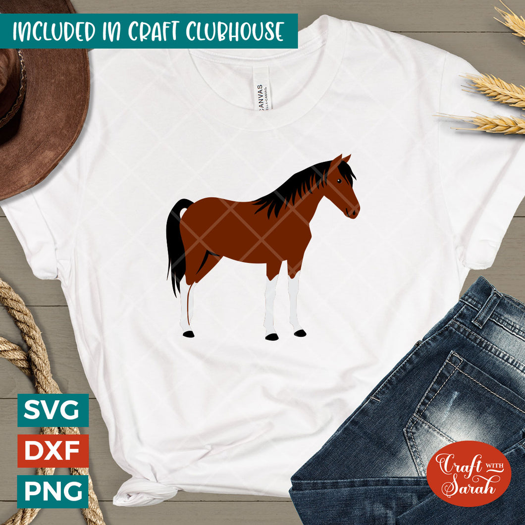 Horse SVG | Vinyl Standing Horse Cutting File