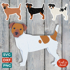 Jack Russell SVG | Standing Jack Russell Dog Cutting File