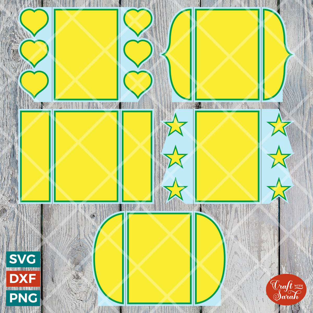 gate-fold-card-templates-5-different-designs-craft-with-sarah