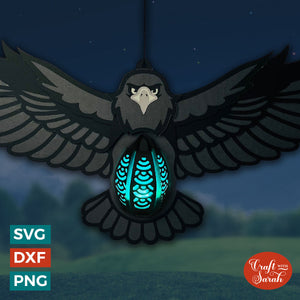 Raven Lantern SVG