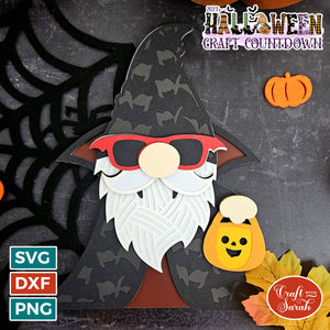 Trick or Treat Gnome SVG | Male Halloween Gnome Cut File