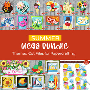 SUMMER MEGA BUNDLE: Huge collection of Summer Themed Cutting Files