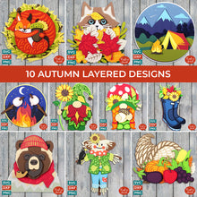 Load image into Gallery viewer, AUTUMN MEGA BUNDLE: Huge collection of Autumn Themed Cutting Files
