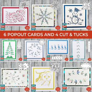 WINTER MEGA BUNDLE: Huge collection of Winter Themed Cutting Files