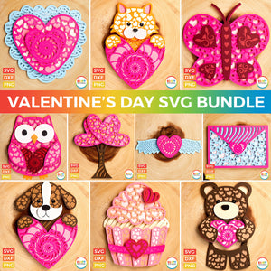 SVG BUNDLE: Valentine's Day Designs