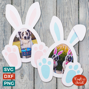 Easter Bunny Add-a-Photo Frames | Easter Bunny SVGs