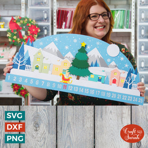GIANT Advent Calendar SVG | Off-the-Mat Happy Christmas SVG
