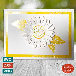 Popout Sunflower Card | "Cut & Fold" Greetings Card 13