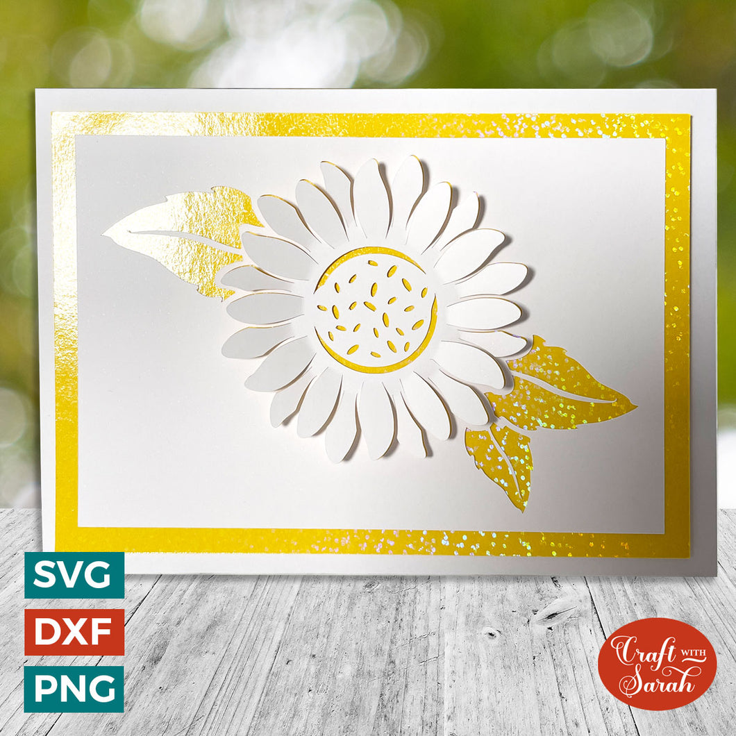 Popout Sunflower Card | 