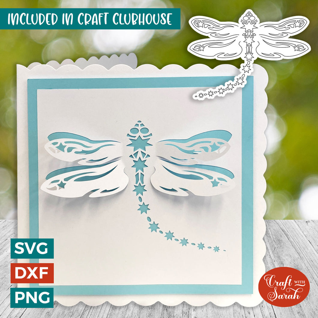 Popout Dragonfly Card | 