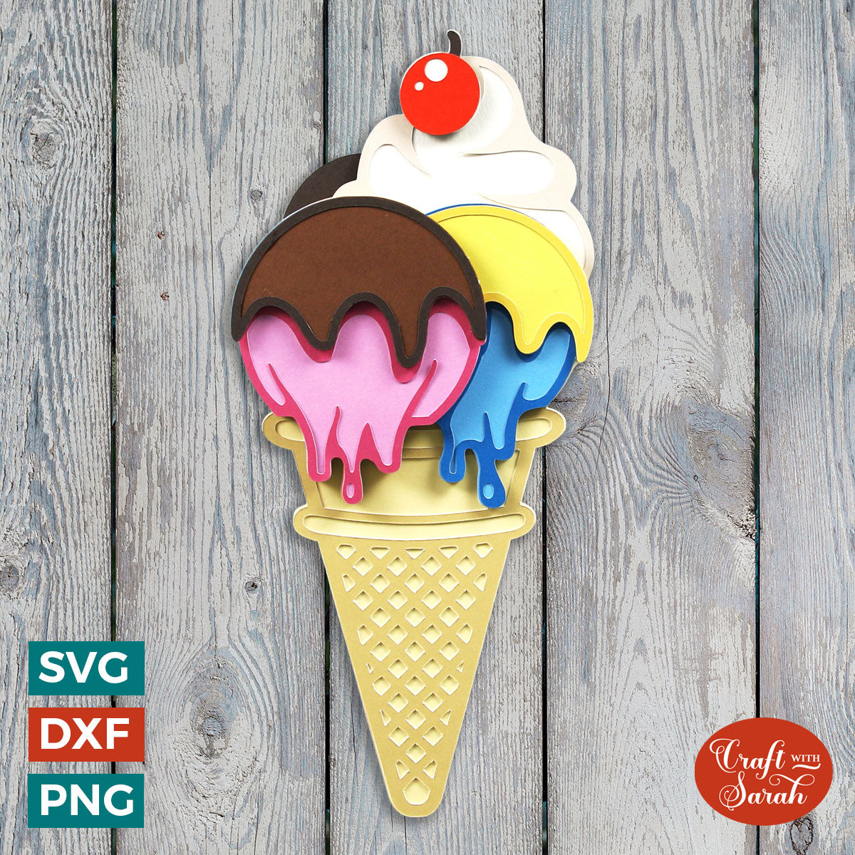 Ice Cream Stand SVG Cut File