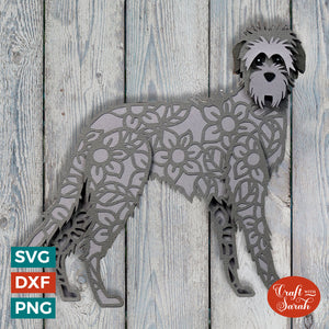 Irish Wolfhound SVG | Scottish Deerhound Cutting File