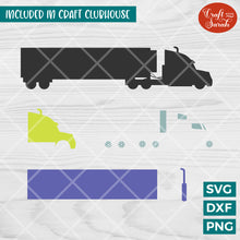 Load image into Gallery viewer, Articulated Lorry SVG | Vinyl Version
