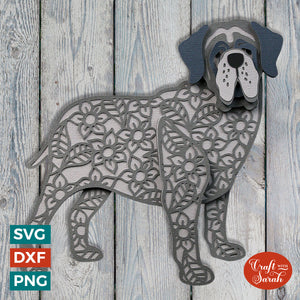 Neapolitan Mastiff SVG | Layered Neapolitan Mastiff Dog Cutting File