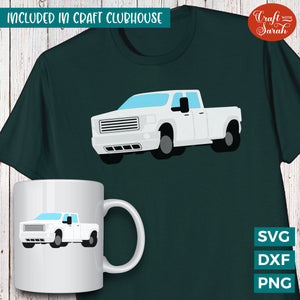 Pickup Truck SVG | Vinyl Version