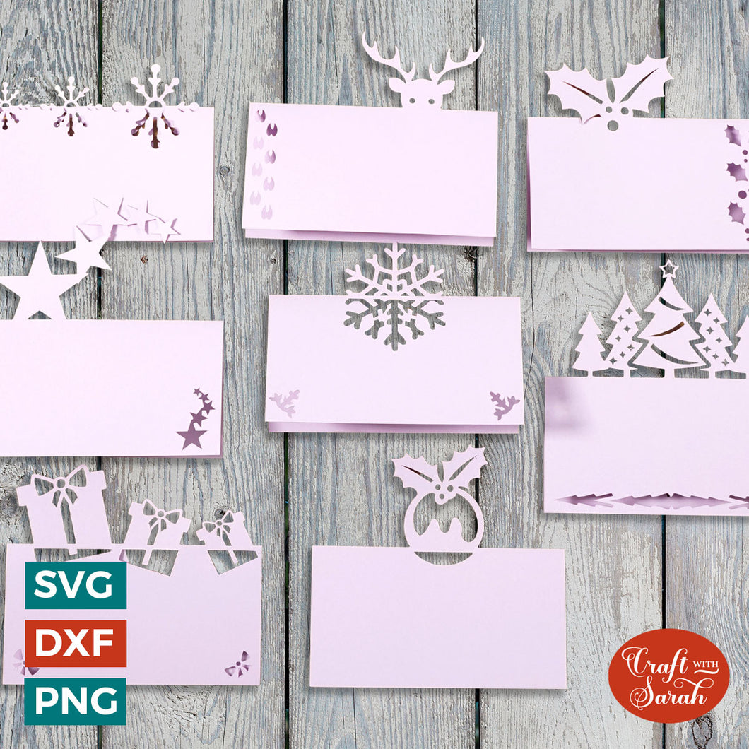 Christmas Table Place Settings | Place Setting SVGs