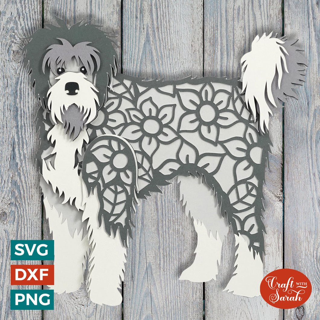 Smithfield SVG | Layered Smithfield Dog Cutting File