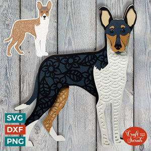 Smooth Collie SVG | Layered Smooth Collie Cutting File