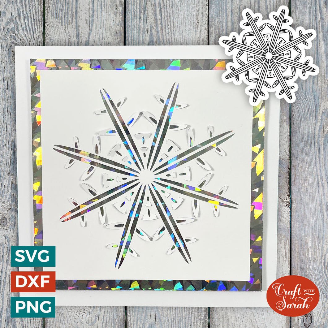 Single Snowflake Card | 