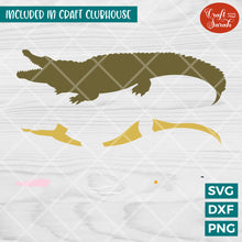 Load image into Gallery viewer, Crocodile SVG | Vinyl Version
