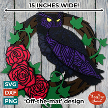 Load image into Gallery viewer, Halloween Wreath Layered SVG | Giant Off-the-Mat Wreath
