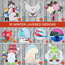 Load image into Gallery viewer, WINTER MEGA BUNDLE: Huge collection of Winter Themed Cutting Files

